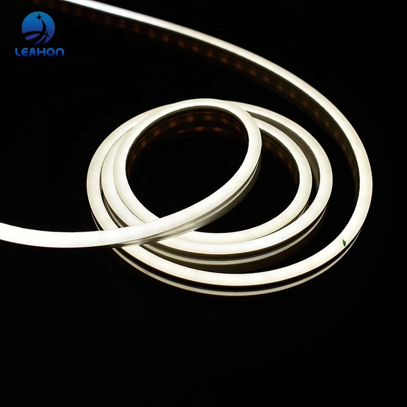 Ultra Slim Silicone Neon Light Flat Side View 4x10mm