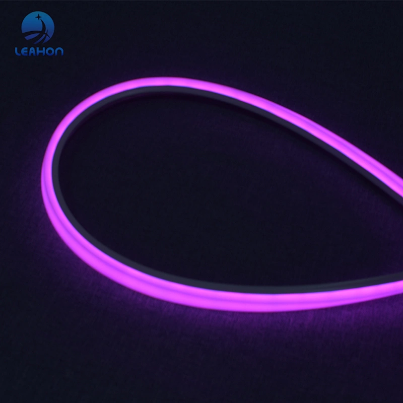 Neon Light Strip Flat 3 Sides View 10x10mm