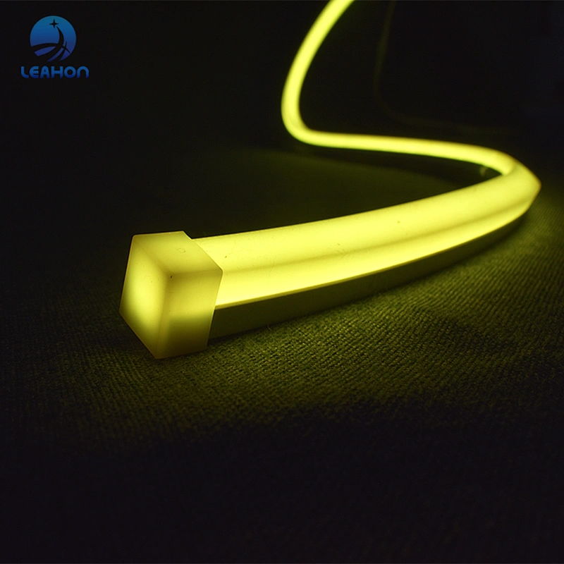 Silione Neon Flex Flat 3 Sides Top View 12X12mm Digital Neon Light
