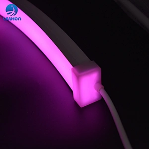 Silicone Neon Flex Flat Top View Single Color 40x25mm