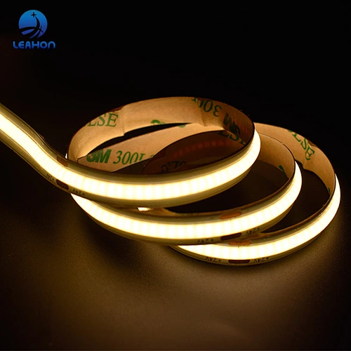 Flexible COB white light LED strips