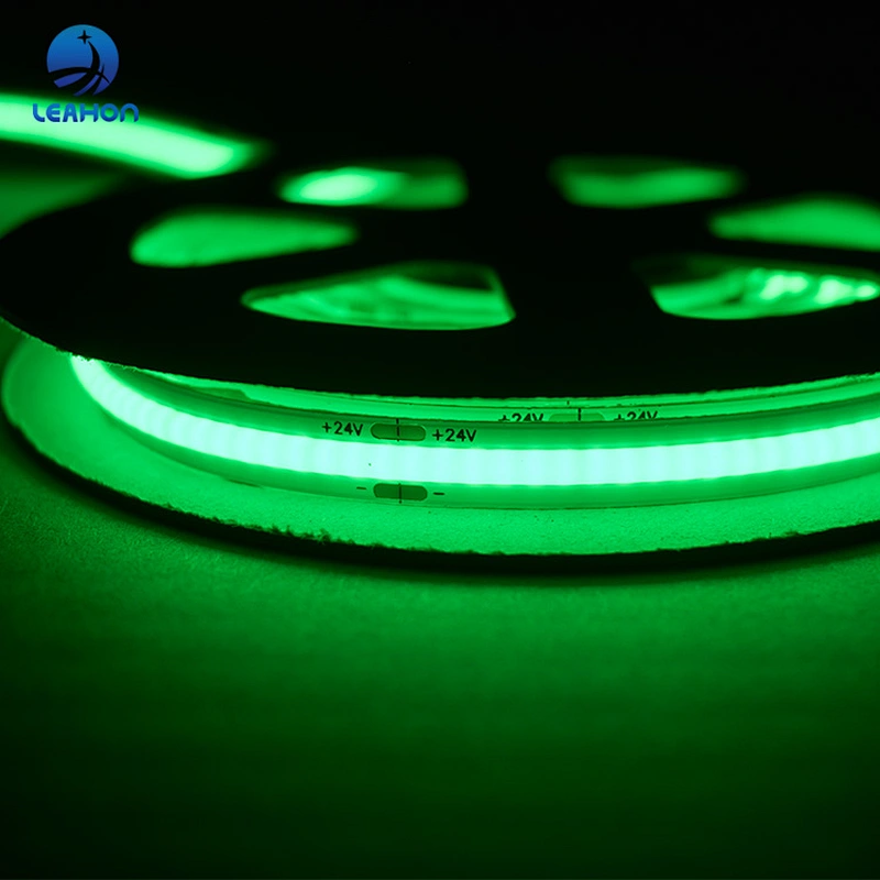 Flexible COB green light LED strips