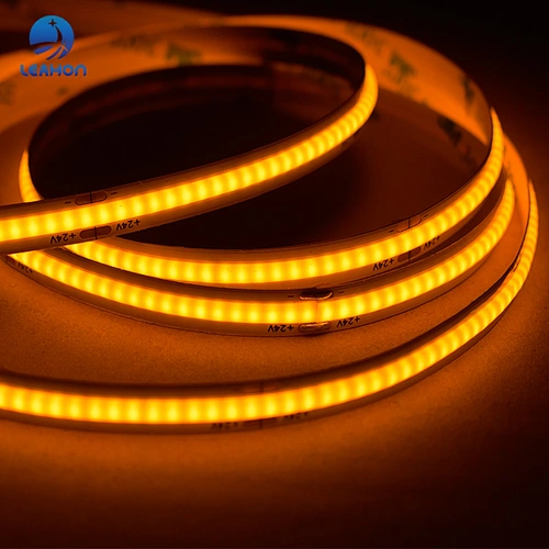 Flexible COB yellow light LED strips