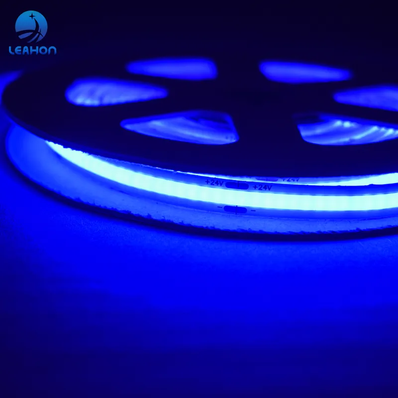 Flexible COB blue light LED strips