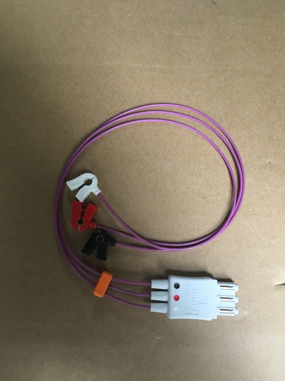 Philips ECG mendahului CBL Unshielded 3 Ld Miniclip AAMI 0.45m 989803144931 M1622A