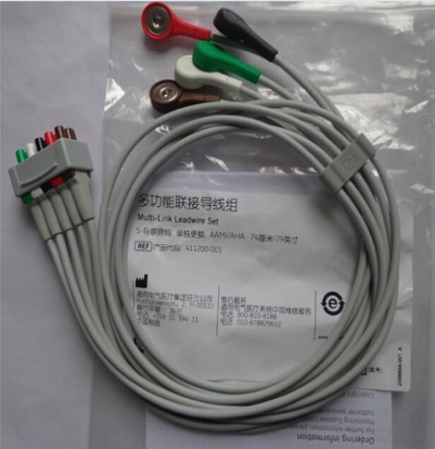 GE ต้นฉบับที่ถอดออกได้ American Standard ผู้ใหญ่สายหัวเข็มขัดห้าตะกั่ว 74 ซม. 411200-001