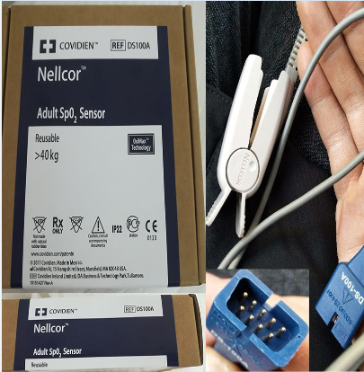 GE monitor Tyco encryption NELLCOR OXIMAX technology or NELLCOR Oxismart XL blood oxygen technology can be used,DS100A Blue box