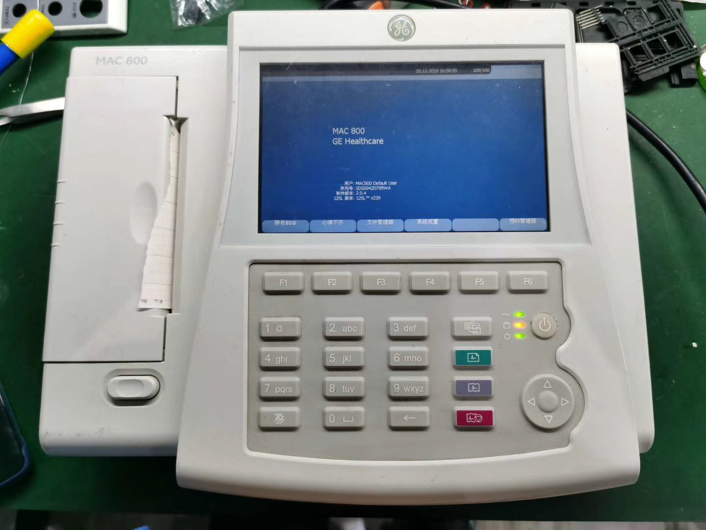 ขายซ่อมเครื่อง ECG GE Mac800 และอะไหล่
