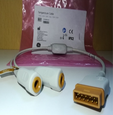 Kabel suhu dua belah terbelah asal GE 0.5m 2016998-001