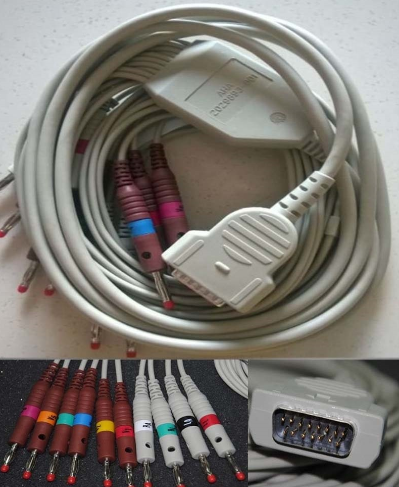 GE original mac1200 ECG cable estándar americano integrado 2029893-001