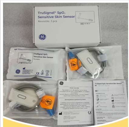 GE Original Omega Ohmeda SpO2 Technology Middle End 9-pin Wound Probe 3 Boxes TS-SE-3