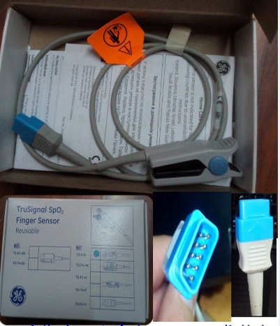 GE original Omega ohmeda blood oxygen technology middle-end 9-pin split finger oximeter ts-f-d