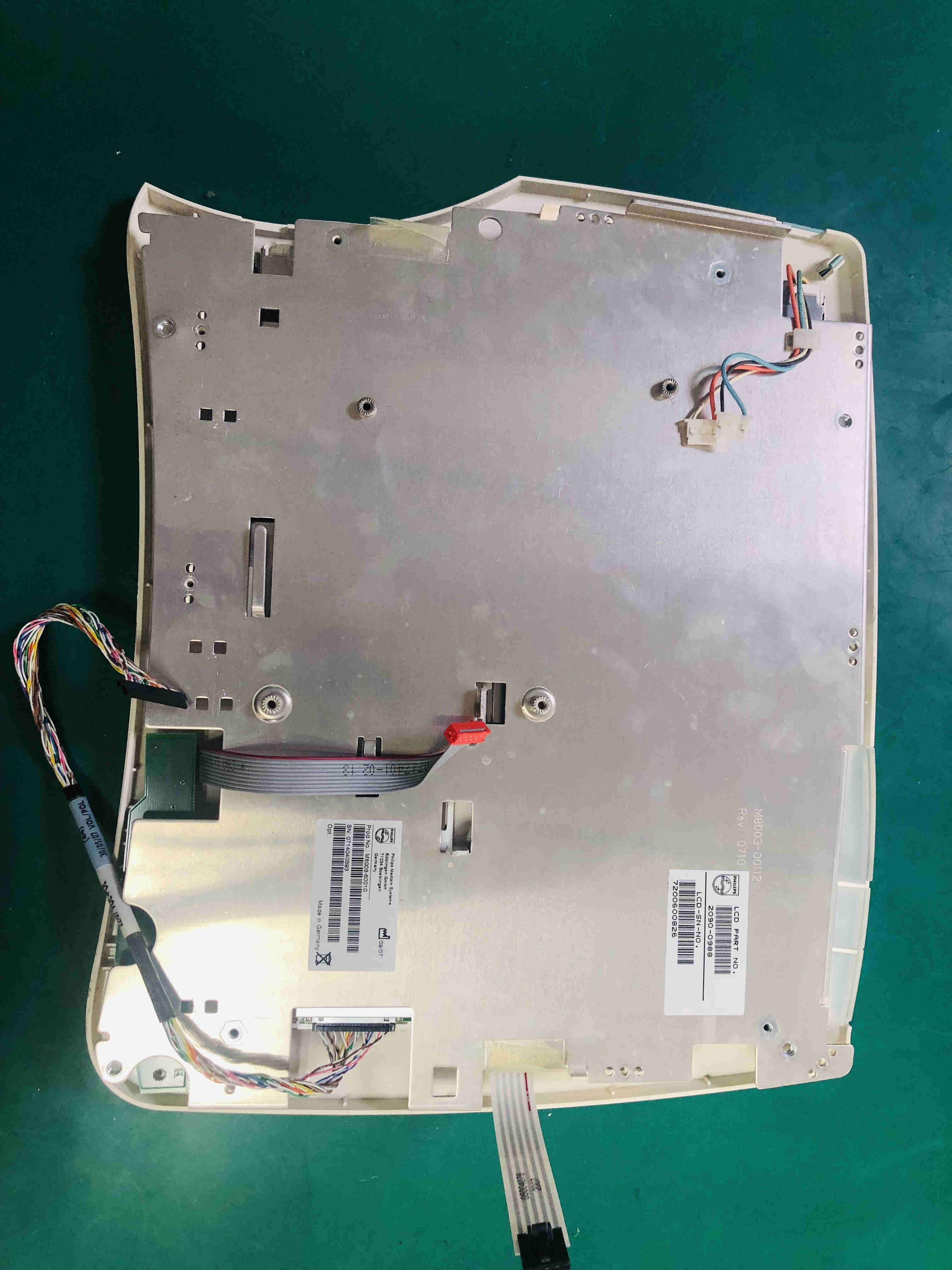 PHILIPS MP50 monitor pesakit LCD dipasang M8003-00112 Rev 0710 2090-0988 M800360010