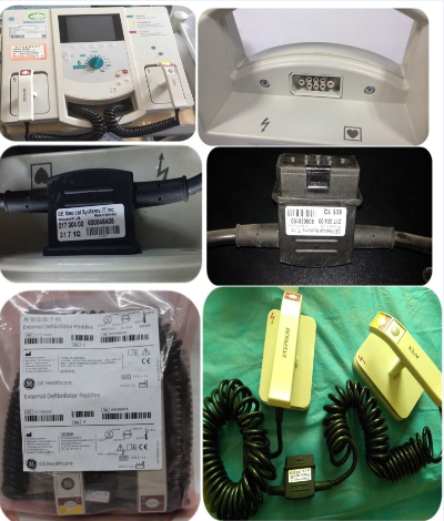 GE original CARDIOSERV defibrillator external defibrillation handle 21730403