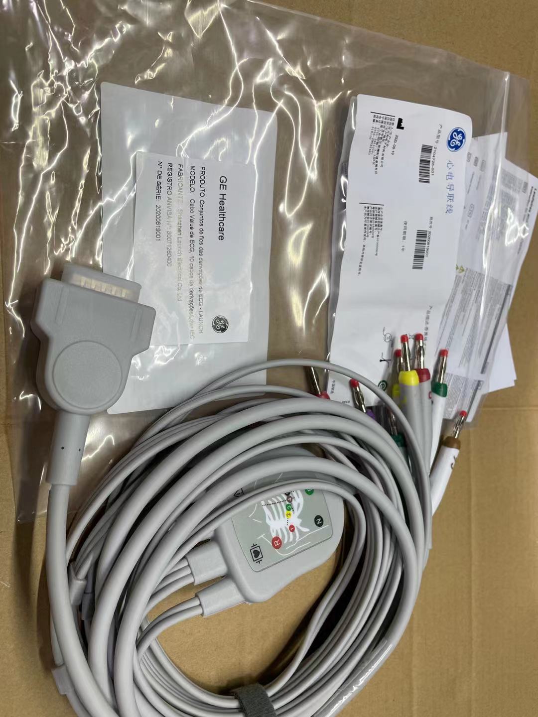 GE ECG machine cable 10 Lead cable ldwr IEC 2104726-001