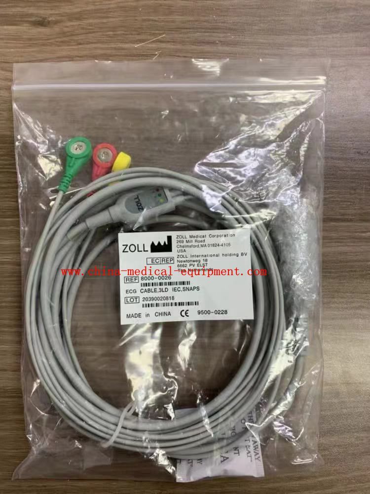 Kabel Zoll ECG 3LD 8000-0026 LOT20390020818