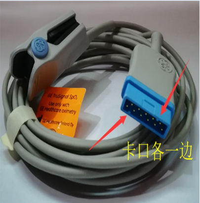 Sonda de SpO2 de clip de dedo adulto Omega One original de GE TS-F4-GE