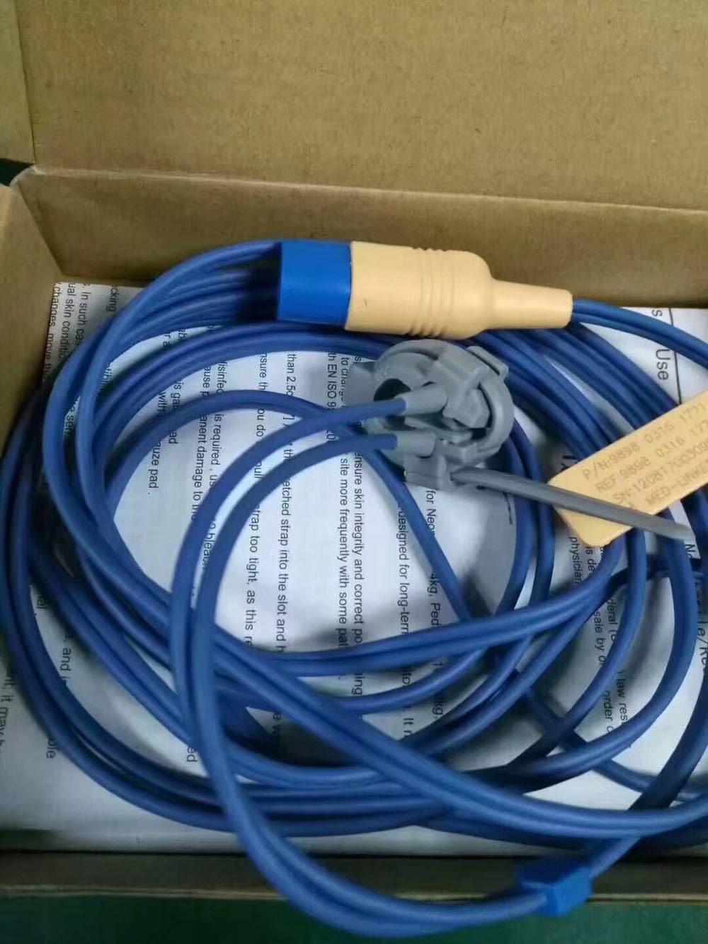 Philips เซ็นเซอร์ Spo2 แบบห่อทารกแรกเกิด 989803161771 M1193A สำหรับ VM1 VM4 VM6 VM8