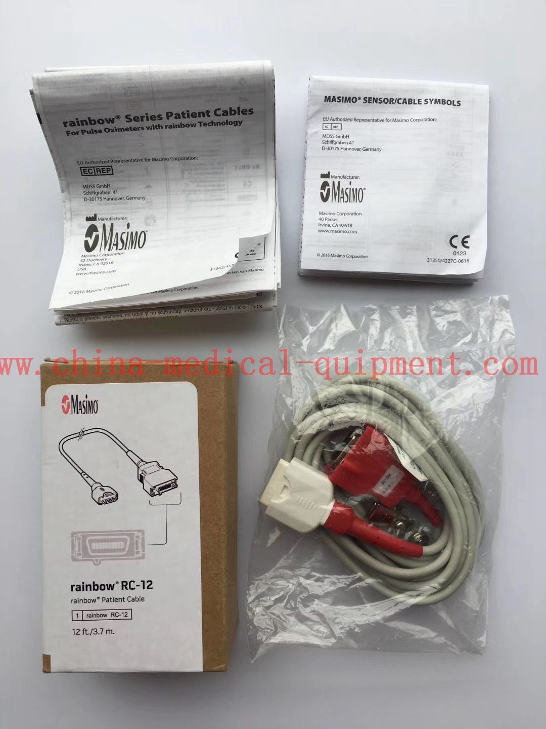 Masimo rainbow Rc-12 patient cable