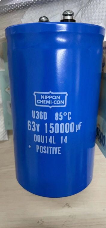 Vela Vaisys 245614 KAPASITOR ELCTLT 1800 UF 500 VDC CAN 2.52 DIA U36D 63V positif