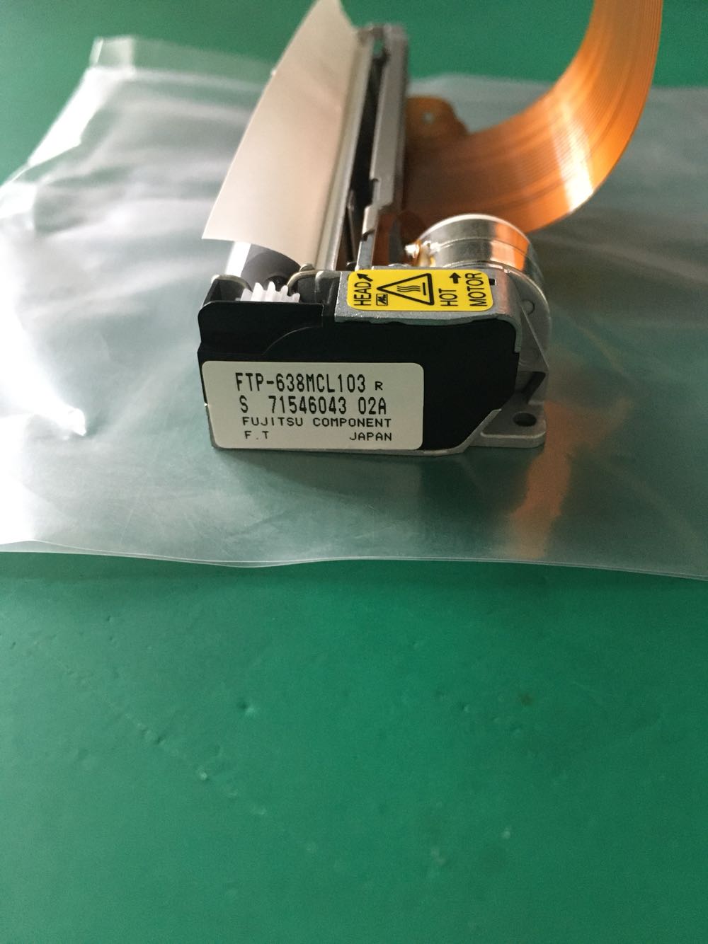 กลไกเครื่องพิมพ์ความร้อน Fujitsu FTP-628MCL101 58 มม. หัวพิมพ์ใบเสร็จรับเงิน FTP-638MCL103