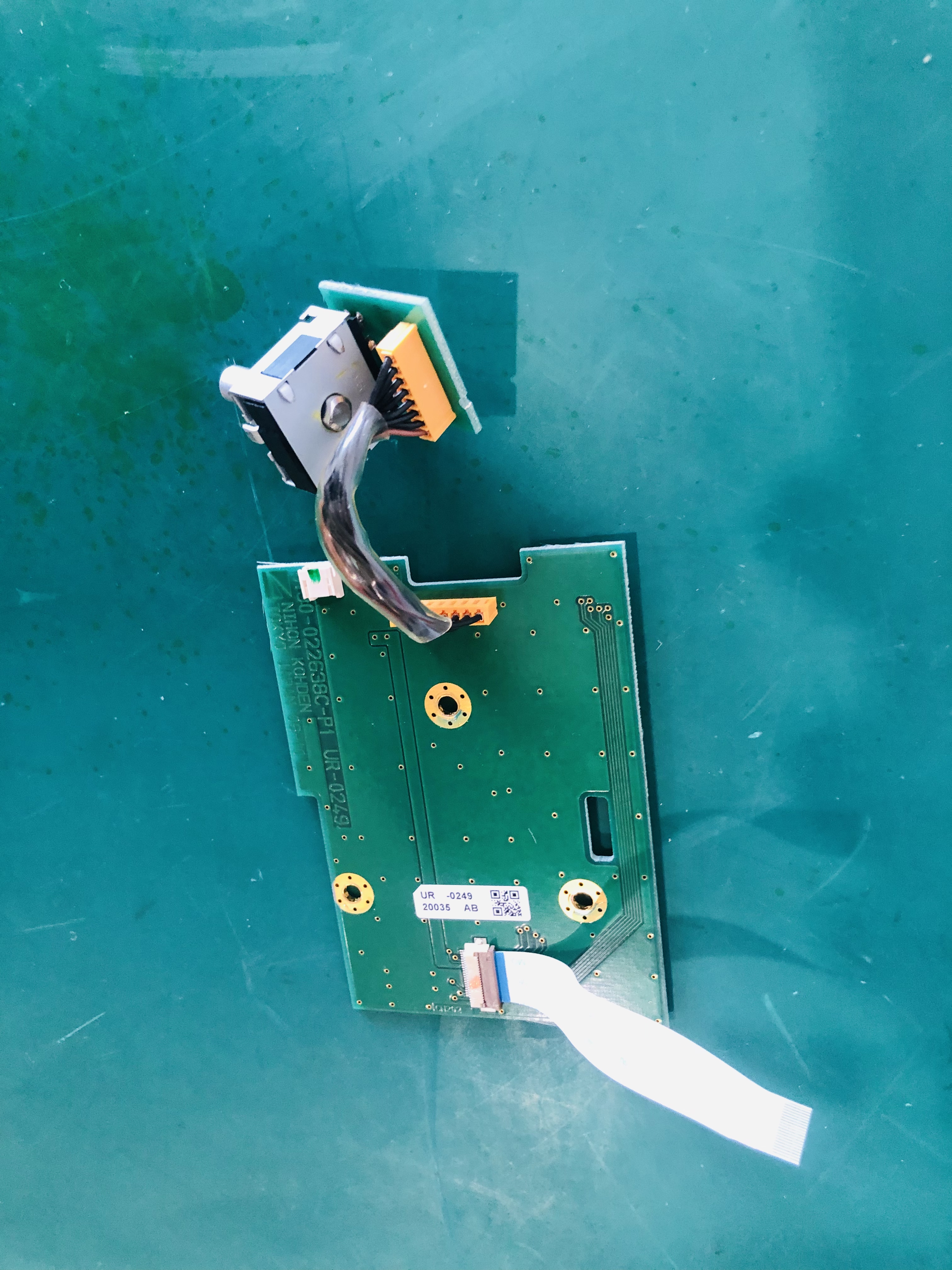 NIHON KOHDEN cardiolife TEC-7721C TEC-7621C Defibrillator main keypress board PN UR-0249 6190-022638C-S (