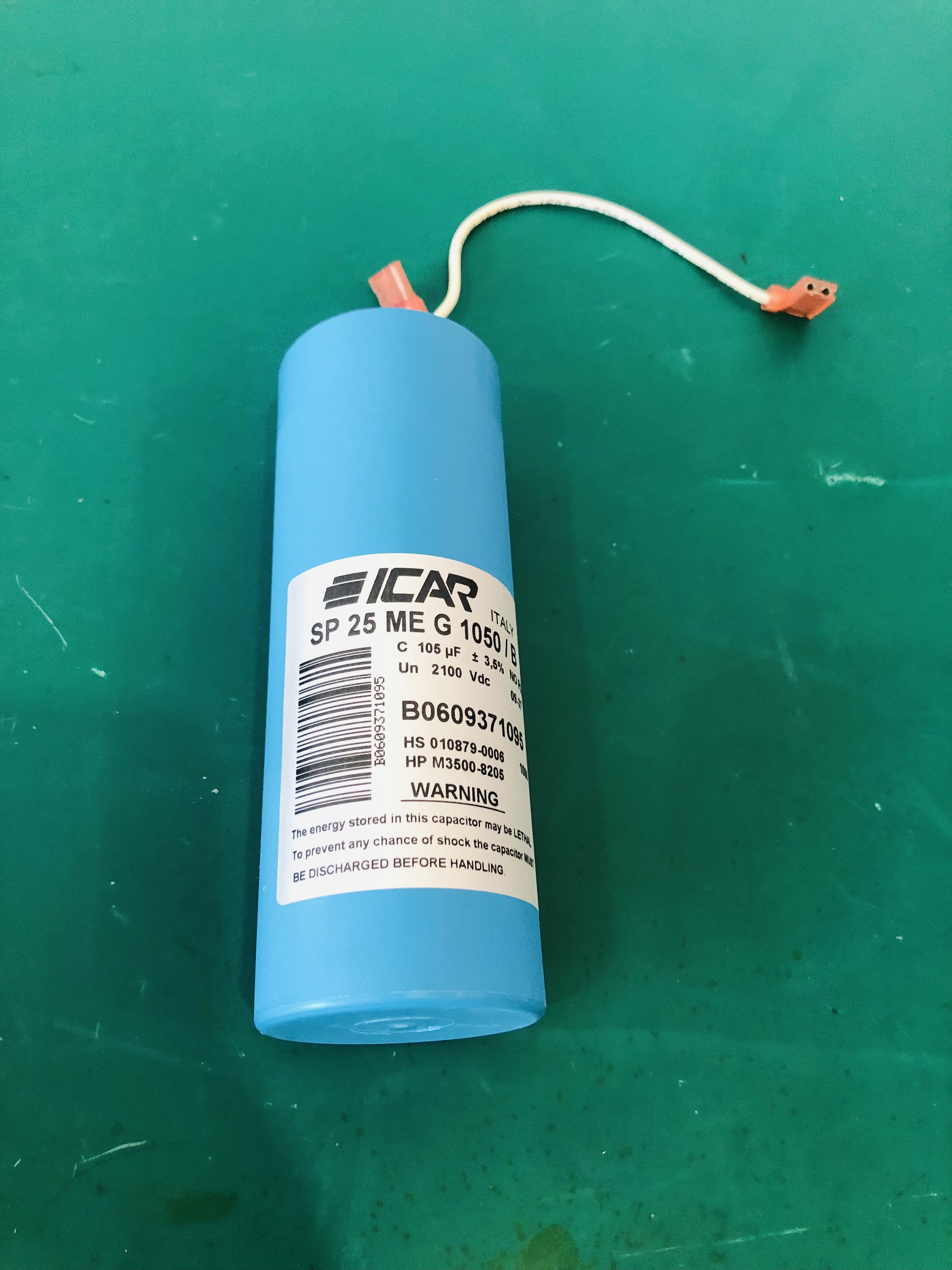 Condensador para desfibrilador Philips HeartStart XL M4735A SP25MEG1050 B Capacidad
