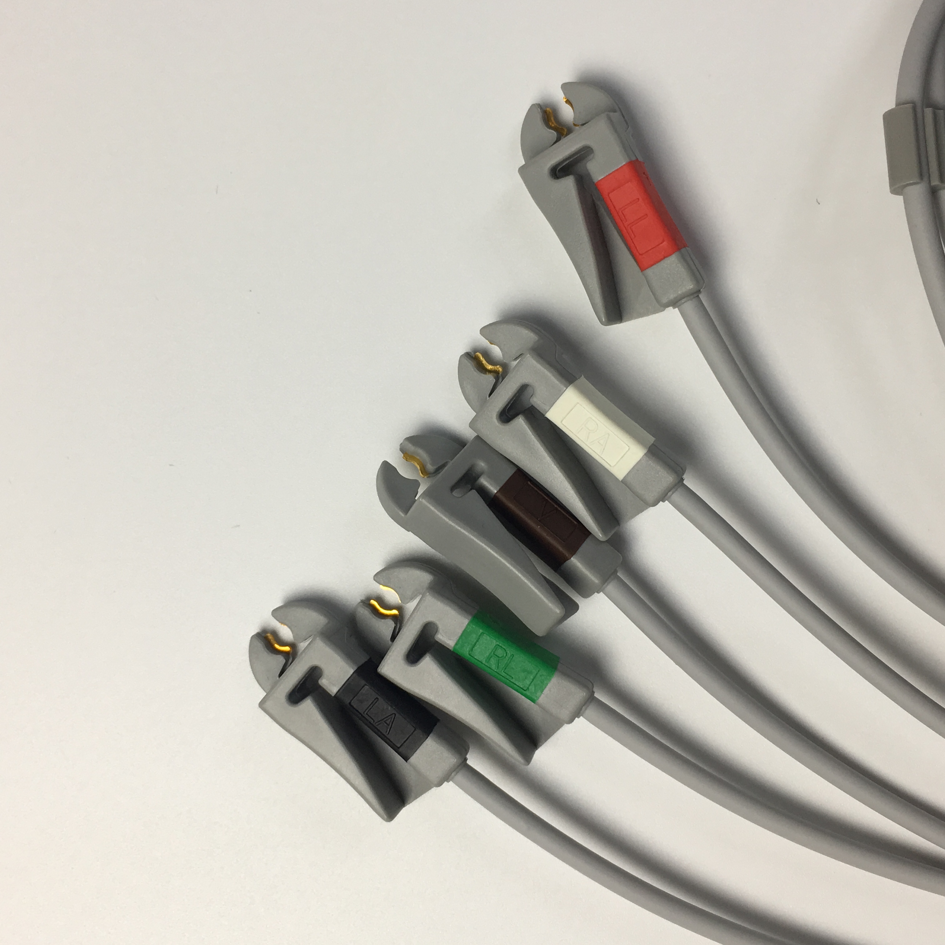 GE CareFusion Multi-Link ECG Leadwire reemplazable Set.5-lead, Grabber, AHA, 130CM 51in REF 414556-002 reemplazar 412681-002