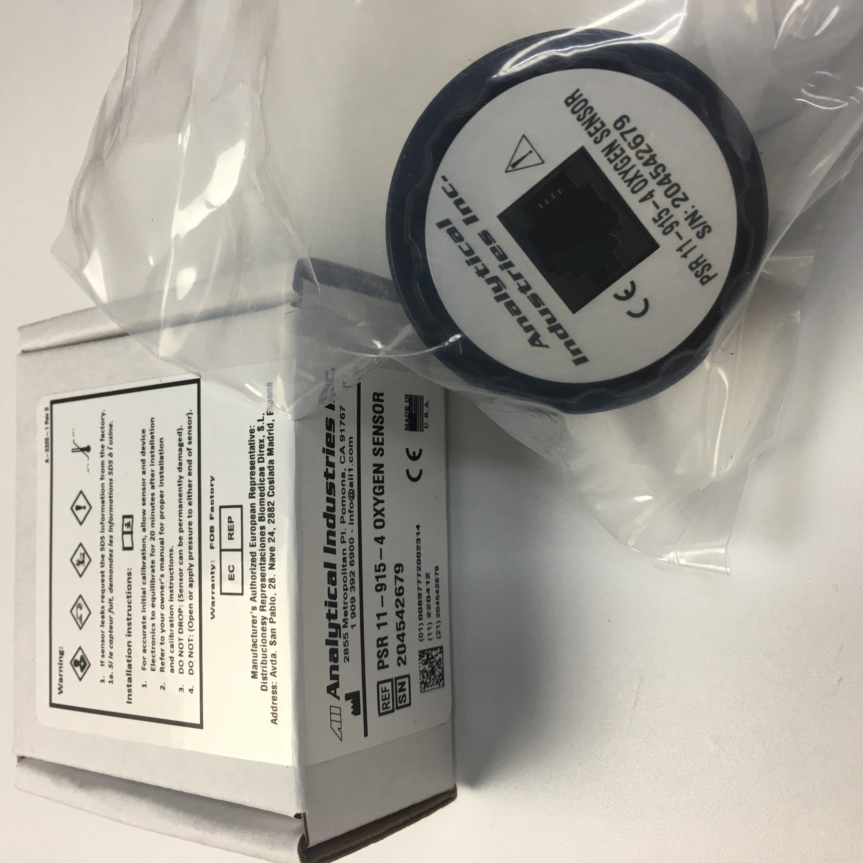 GE-Datex-Ohmeda เซ็นเซอร์ออกซิเจนใหม่ PSR11-915-4