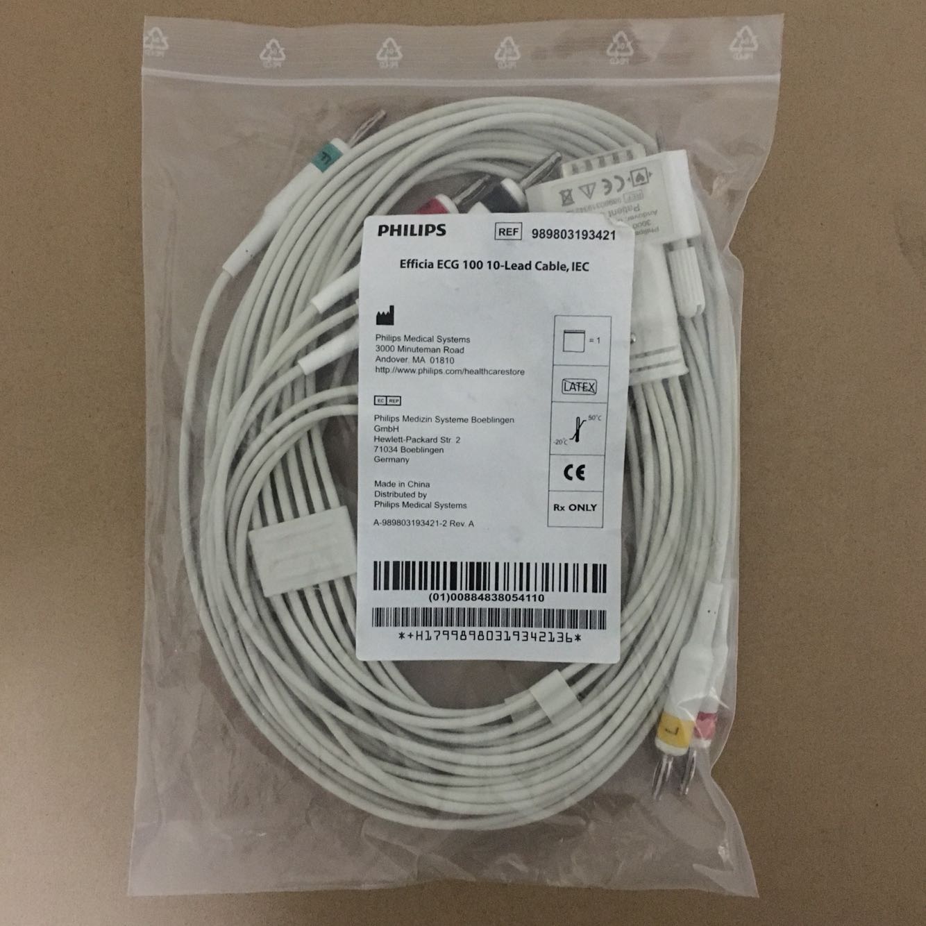 Philips Efficia Combined Cable 5-Leadset Grabber IEC REF 989803160781