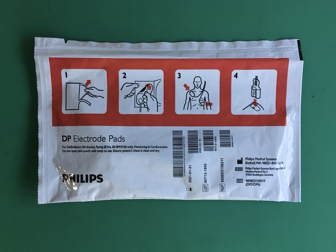 แผ่นอิเล็กโทรด Philips DP REF 989803158211
