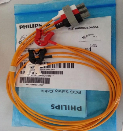 Bilik operasi wayar tiga plumbum jenis klip dewasa asal Philips dengan standard Amerika M1601A atau 989803104361