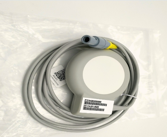 Philips Goldway CTG7 Fetal Monitor Original US Fetal Heart Probe Connector Rear End Yellow 989803174921