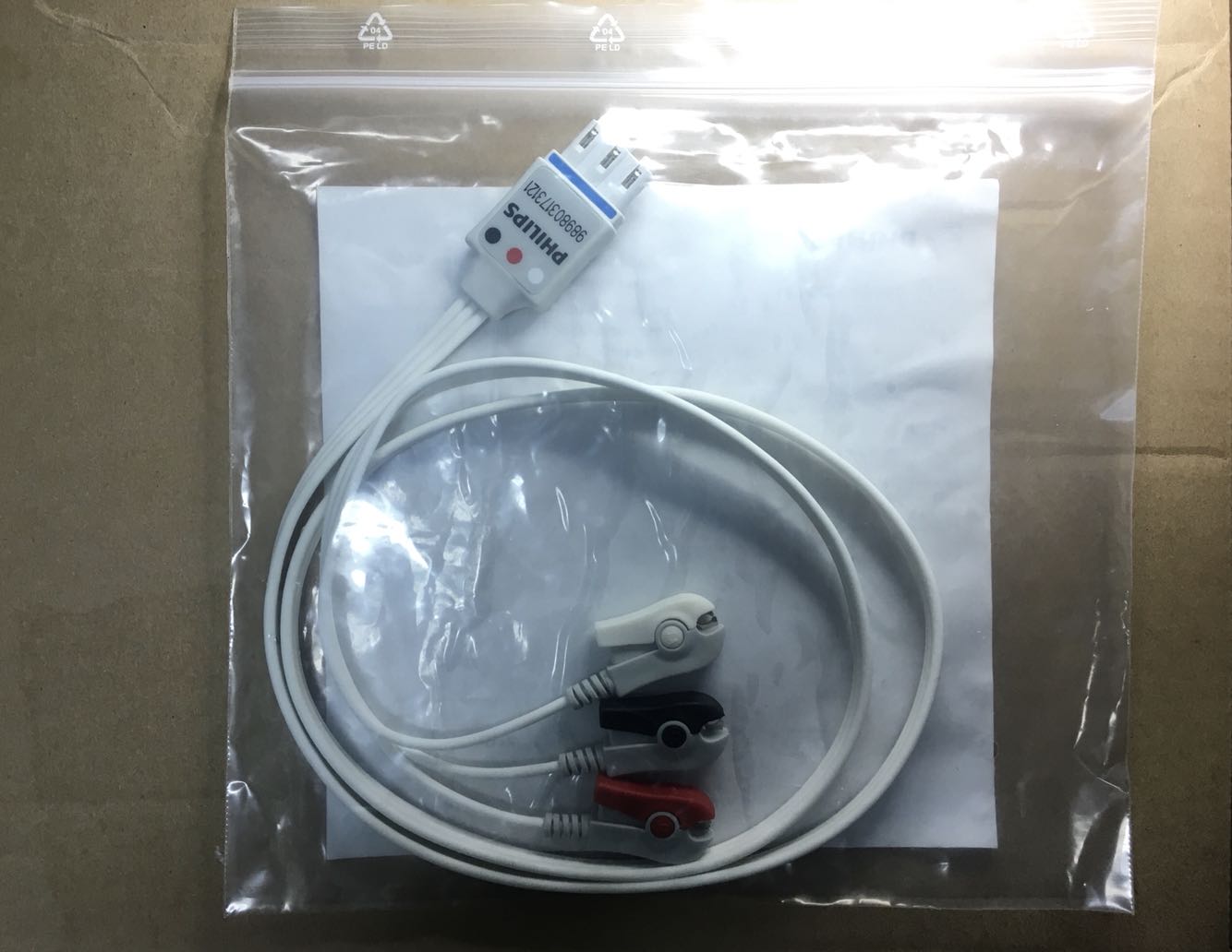 Juego de 3 cables Philips, cabecera desechable, AAMI, uso para un solo paciente 989803173121