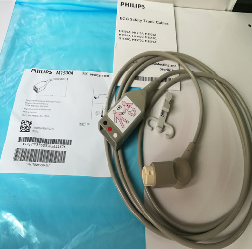 PHILIPS ECG สายเคเบิลท้ายรถ M1500A REF 9898031