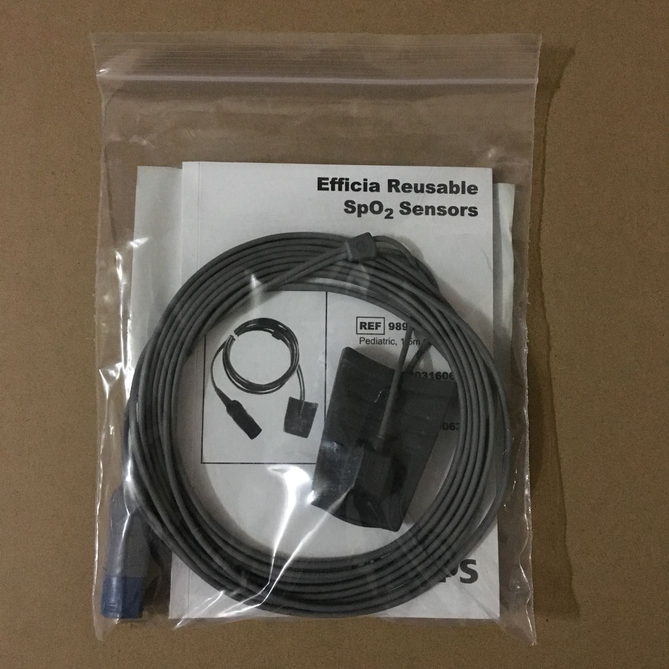 PHILIPS Efficia Adult Spo2 sensor 3M REF 989803160631