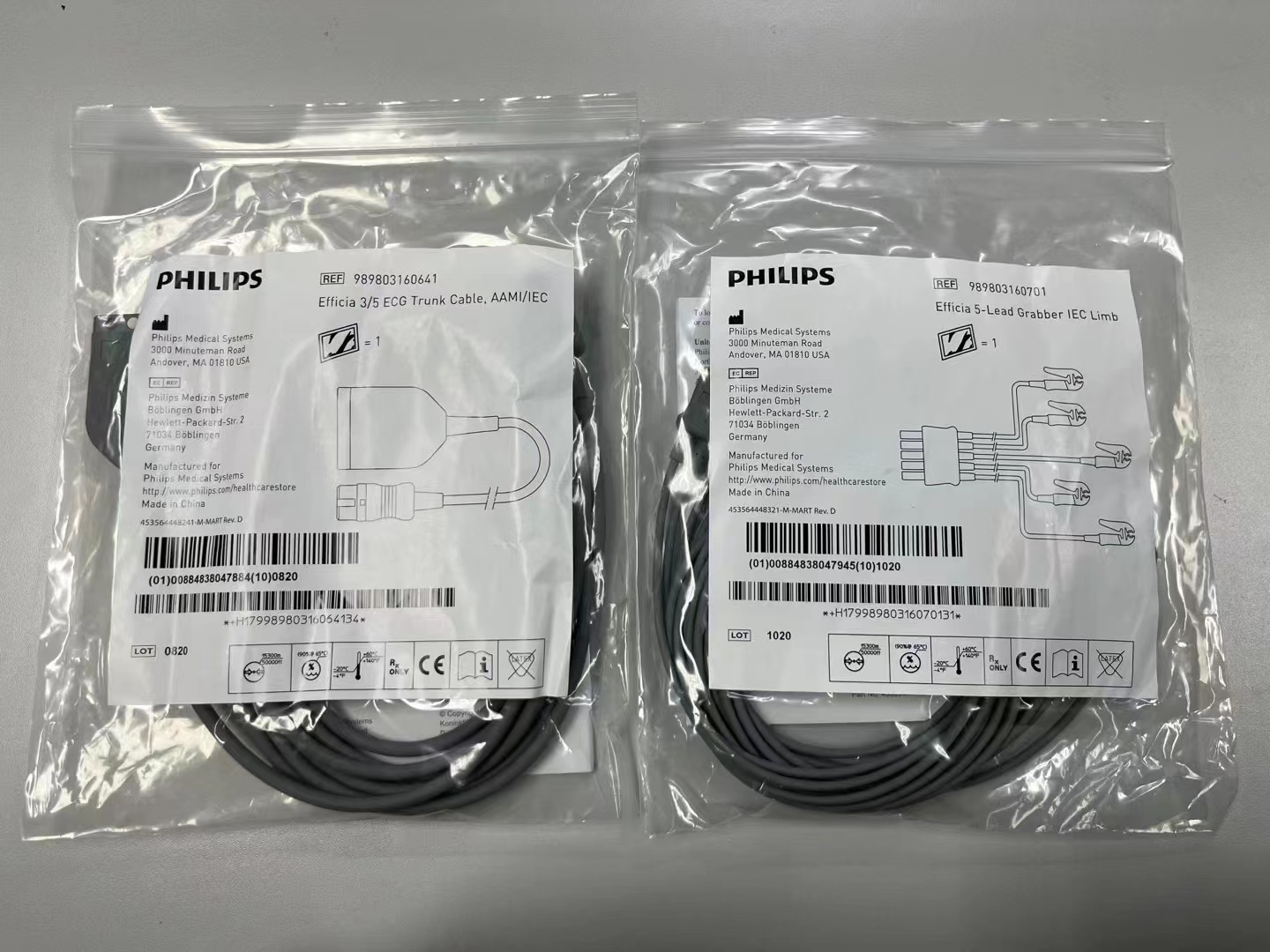 PHILIPS Efficia 3 5 Kabel Batang ECG AAMI IEC 989803160641