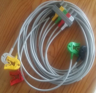 Philips import dewasa jenis klip lima plumbum sub-baris standard Eropah (putih, merah, cyan, kuning, hitam) M1633A