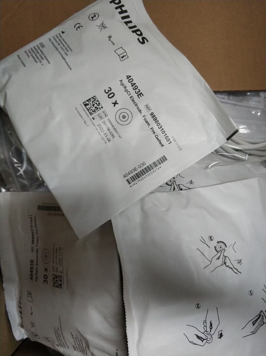 Espuma para electrodo PHILIPS Ag AgCI pregelificada 40493E REF 989803101681