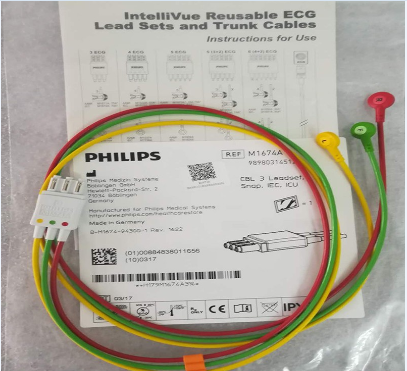 Philips หัวเข็มขัดแบบตะกั่ว 3 แบบของแท้ 1M มาตรฐานยุโรป (R แดง, F เขียว, L เหลือง) ขั้วต่อกลางแถวเดียว M1674A