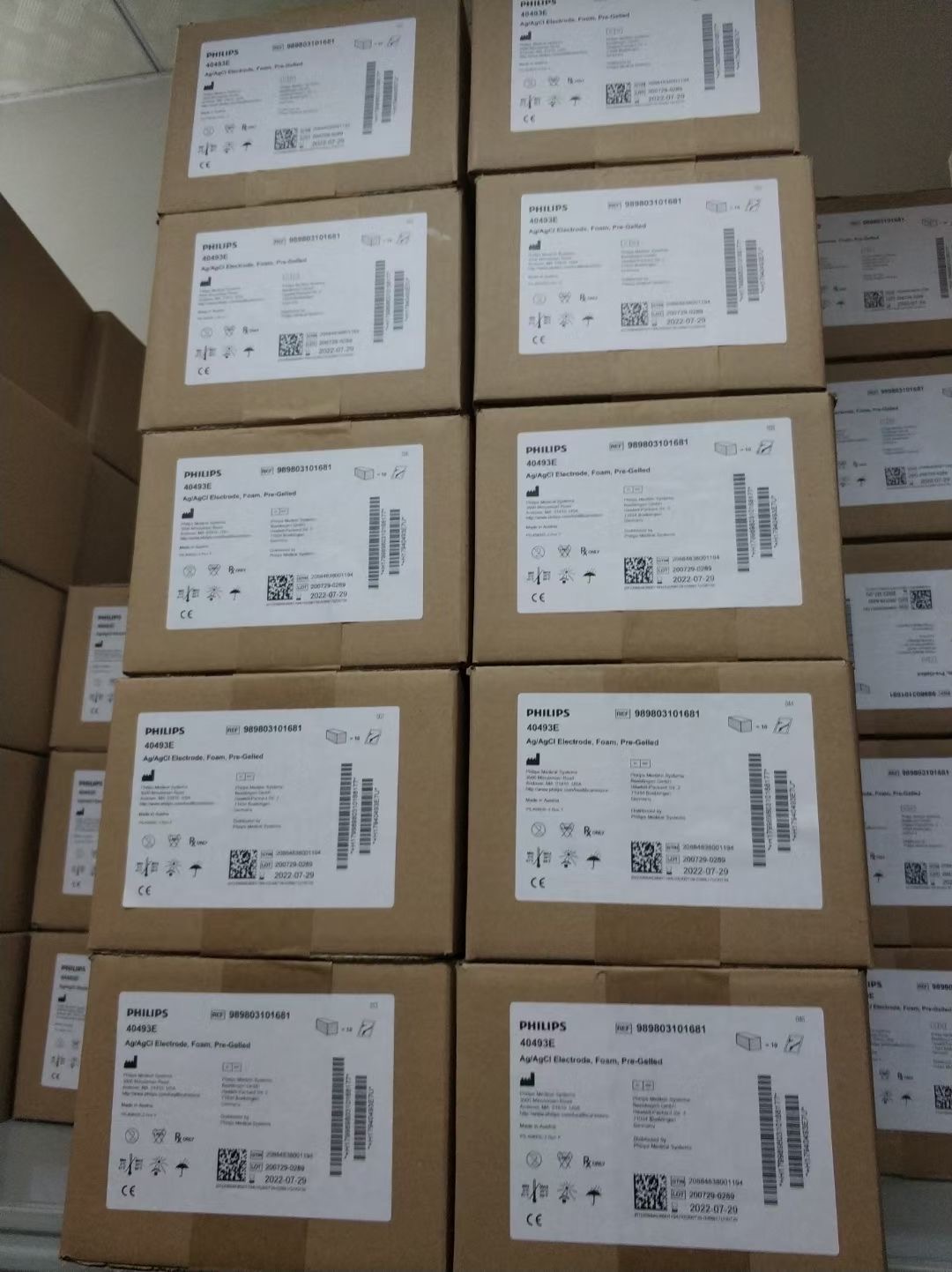 PHILIPS Ag AgCI Elektrod Foam Pra Gel 40493E REF 989803101681