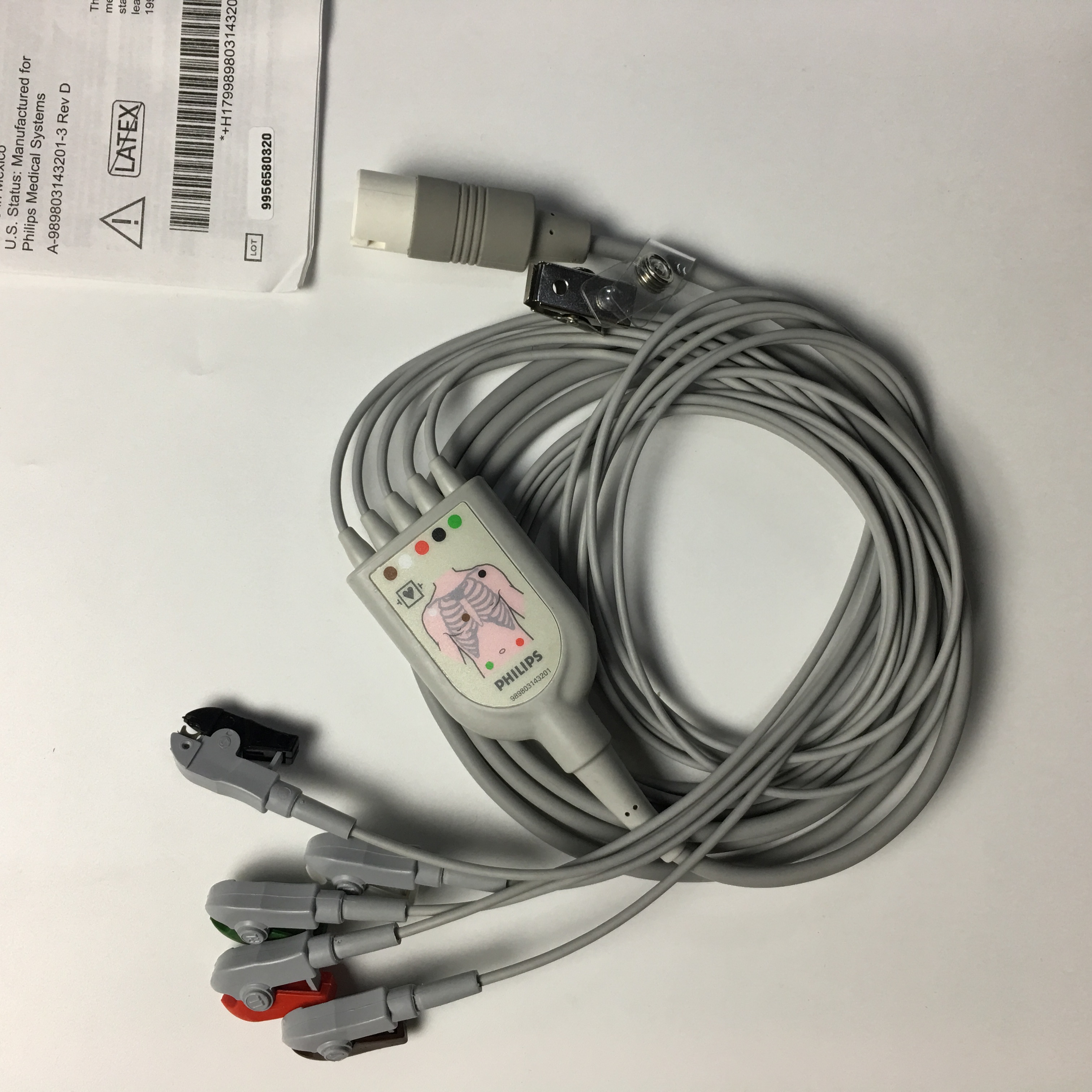 Philips asal baharu 5 Lead AAMI Leadset REF 989803143201