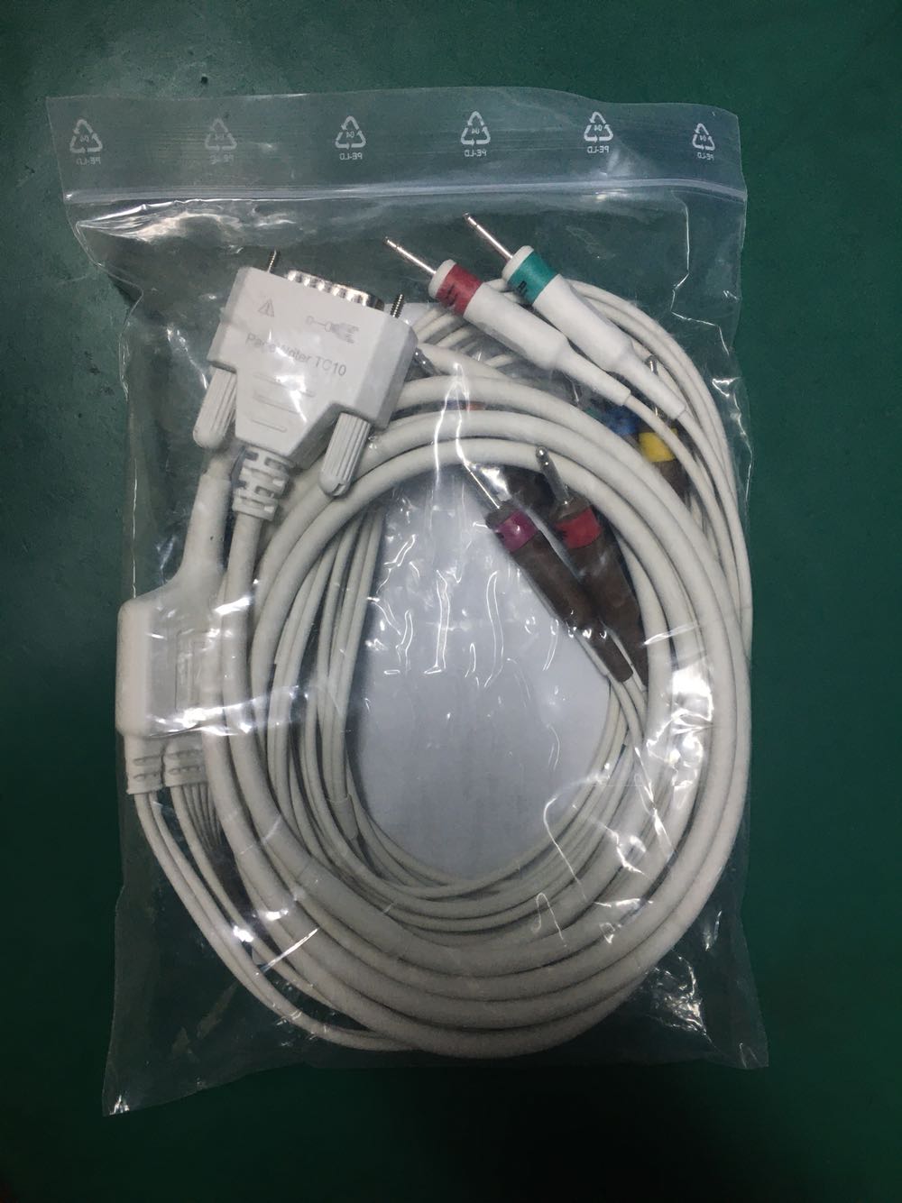 Mesin ECG PHILIPS TC10 Kabel Pesakit Standard 10 Plumbum AHA REF 989803184931