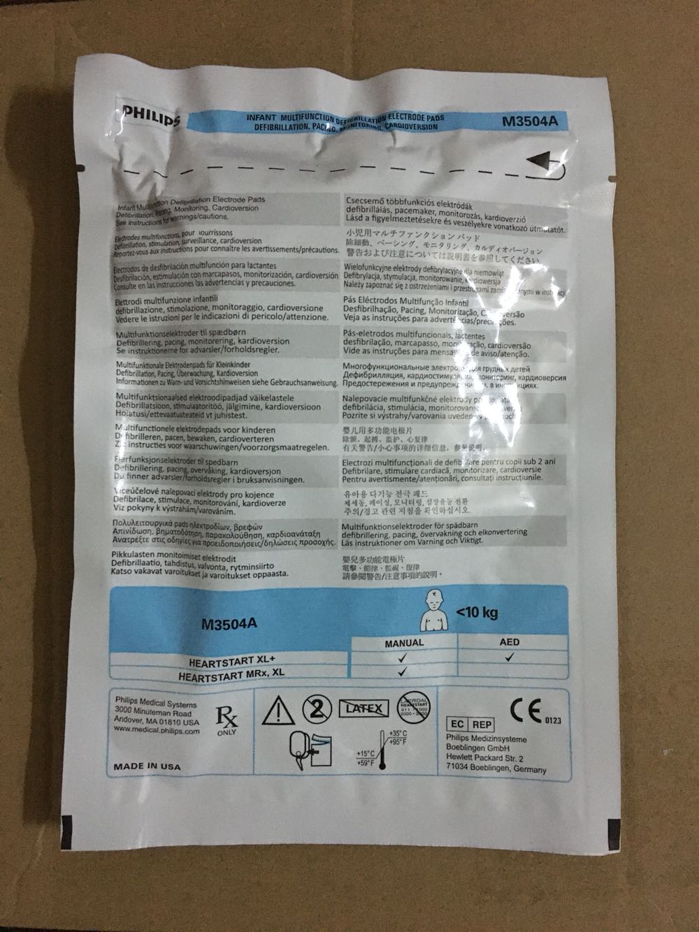 Electrodos multifunción infantiles PHILIPS M3504A