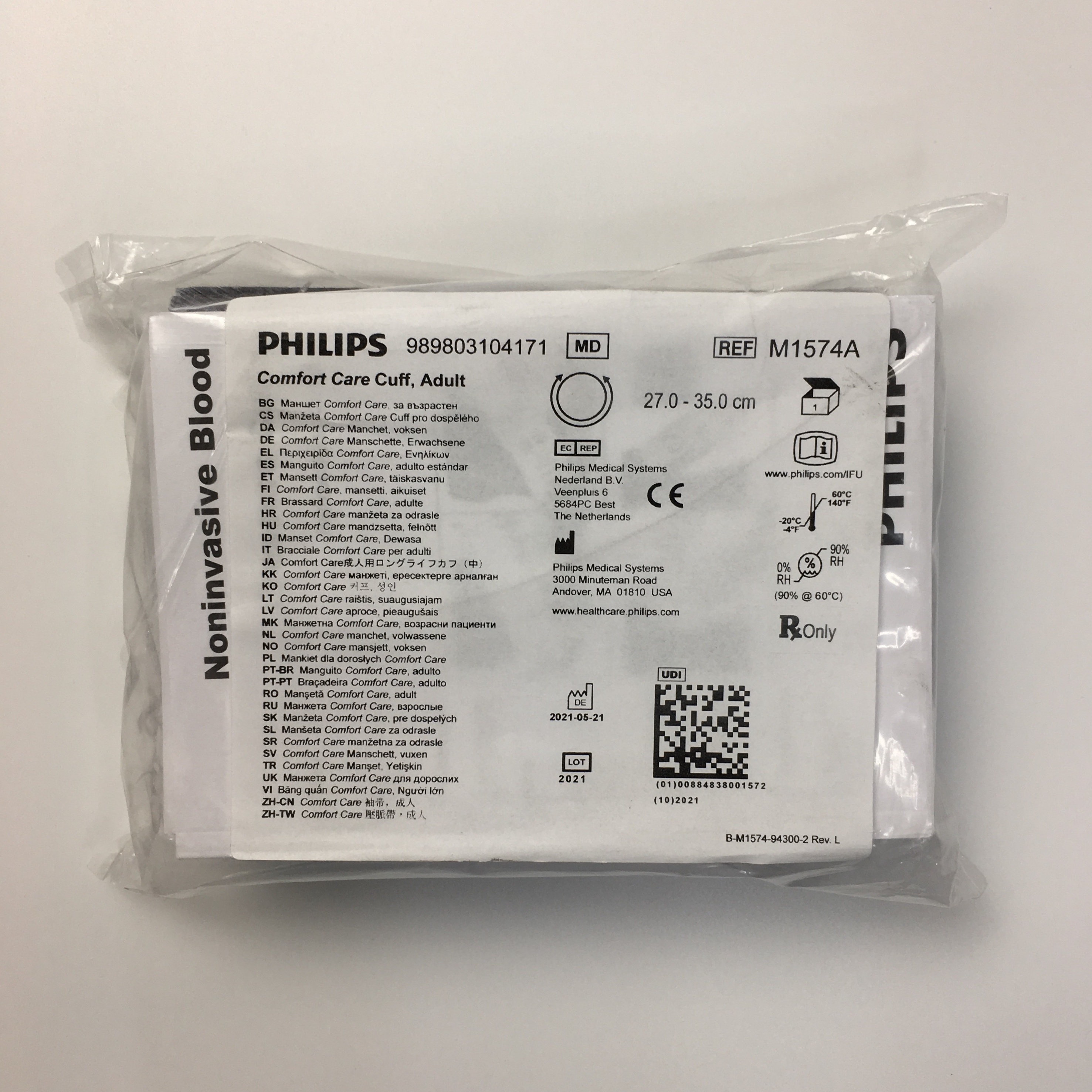 Philips Original New Comfort Care Cuff Dewasa 27.0-35.0sm 989803104171 RUJ M1574A