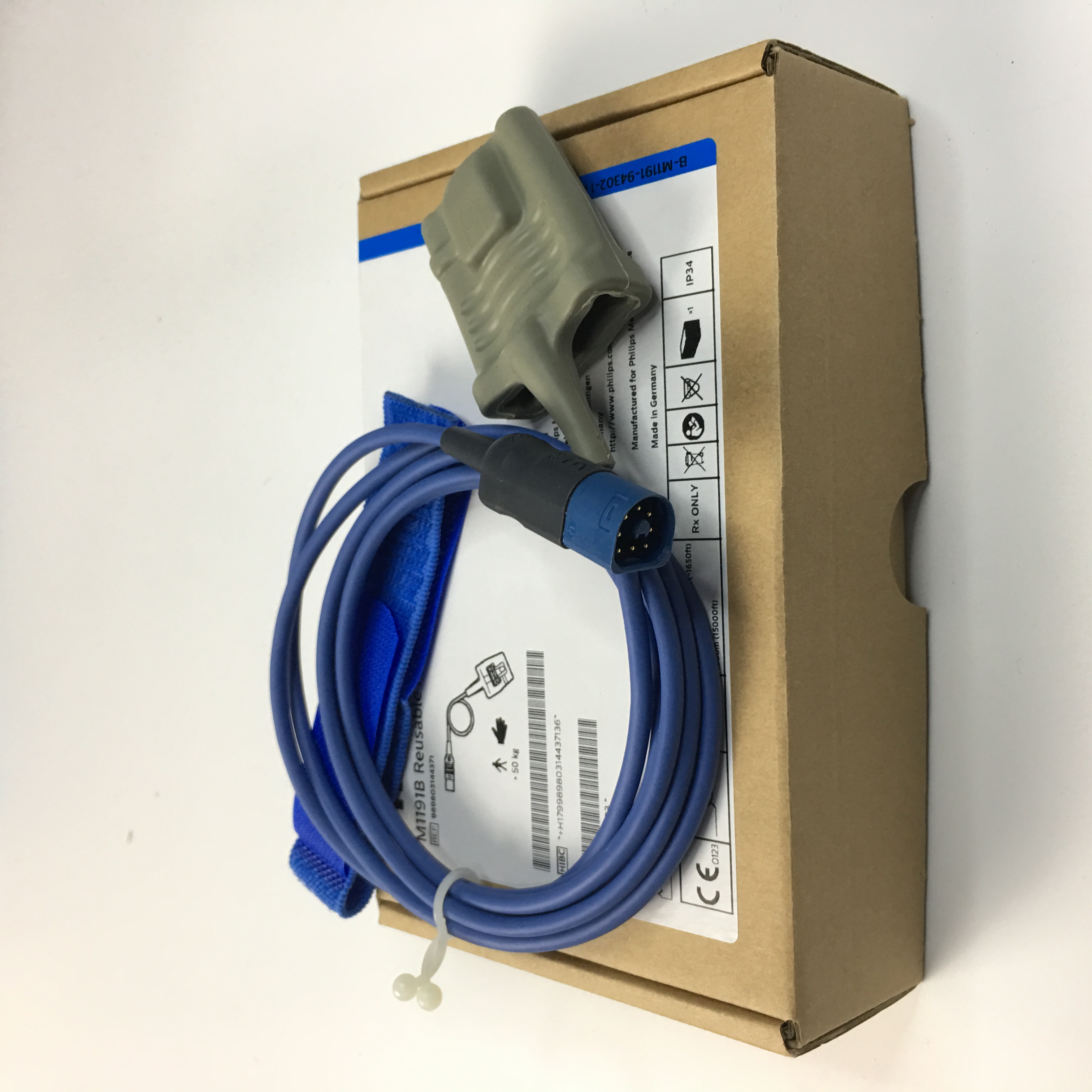 Philips Original baharu Boleh Guna Semula Penderia Spo2 Dewasa 2m M1191B RUJ 989803144371