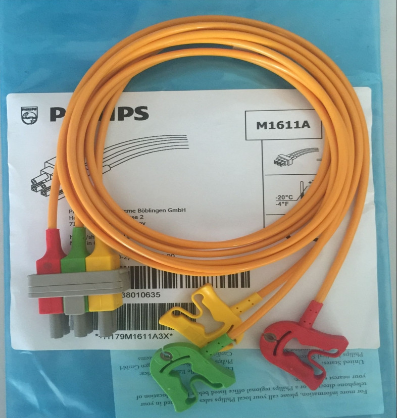 ห้องผ่าตัดลวดสามสายแบบคลิปสำหรับผู้ใหญ่ดั้งเดิมของ Philips พร้อมมาตรฐานยุโรป M1611A