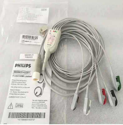 Philips mengimport klip lima plumbum 12-pin standard Amerika untuk hujung mesin dewasa (coklat, putih, merah, hitam, hijau) 989803143201