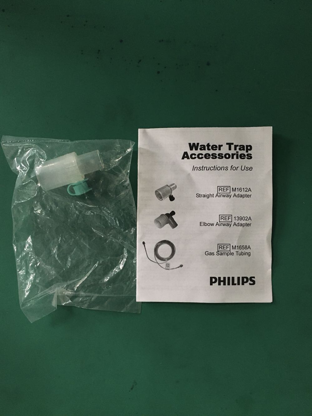 Philips M1612A อุปกรณ์เสริมท่อดักน้ำ คำแนะนำสำหรับการใช้งาน 13902A M1658A