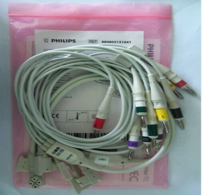 Philips mengimport ECG TC30, TC50 wayar plumbum standard Eropah 989803151641